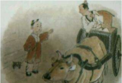 南北朝古文赏析之陈太丘与友期行，该篇古文描绘了什么场景？