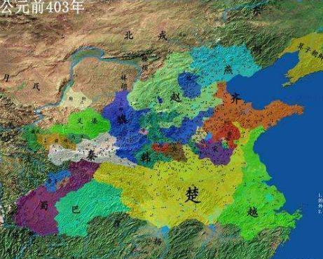 战国七雄中韩国是最弱的一个 韩国的地盘有多大