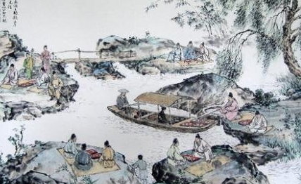 《石鱼湖上醉歌》是哪位诗人的作品？这首诗词的原意是什么？
