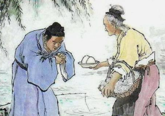韩信早年穷困潦倒蹭吃蹭喝差点饿死，生和死都与女人有关！
