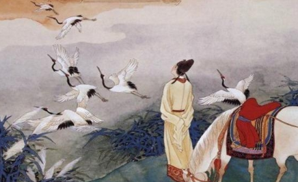 孟郊赠友人的一首五言，全诗都是一种伤感的氛围