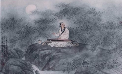 唐诗之听弹琴赏析，该诗的作者描绘了什么景象？