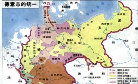 德意志统一战争的道路艰辛，怎样实现的？