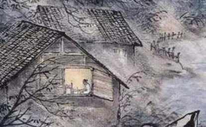 宋代诗词之十一月四日风雨大作二首鉴赏，陆游在诗中描绘了什么景象？