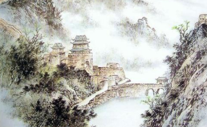 清代五言赏析之出居庸关，该诗的作者描绘了什么场景？