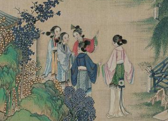 司棋钻出山洞系裙子被小红看到，这样写的含义是什么？