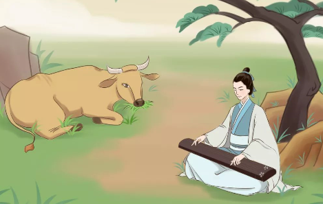  历史文化探索：对牛弹琴的典故及故事介绍