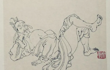 徐凝《牡丹》：诗人以洛神喻牡丹，可谓青出于蓝而胜于蓝