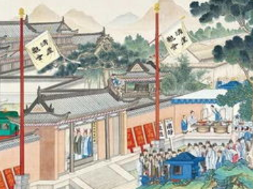 孟浩然所作的《陪姚使君题惠上人房》，表明对清静佛门的向往之情
