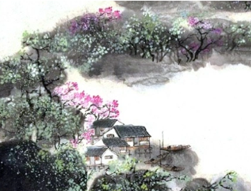 高启所作的《登金陵雨花台望大江》，全诗既豪放伟岸，又沉郁顿挫