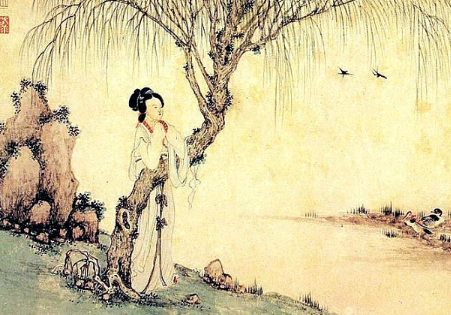 古诗词鉴赏之：冯延巳的《鹊踏枝·六曲阑干偎碧树》