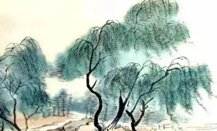 翁元龙《醉桃源·柳》：作者将柳拟人化，借柳以咏离情