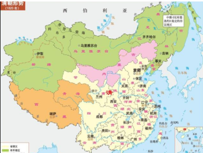 对比明清两代地图，有哪些差别？