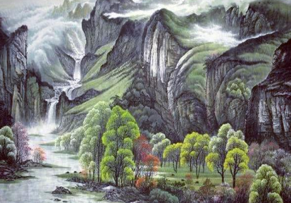 《溪行逢雨与柳中庸》唐代李端所作，触景生情表达内心的愁绪