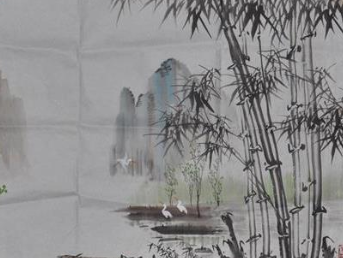 白居易所作的《杭州春望》，描绘了一幅工丽雅致的画面