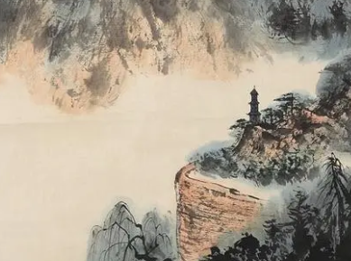 王安石所作的《北山》，描绘雨后落花飘飘点点的美景