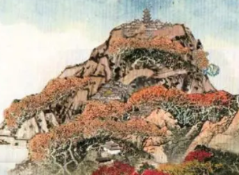王安石所作的《狼山观海》，描写了狼山气势磅礴的景象