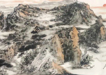 高适所作的《登百丈峰二》，描写了作者登上百丈峰的所见与所思