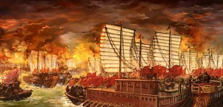 周瑜火烧战船事件,他是怎么瞒过曹操的?