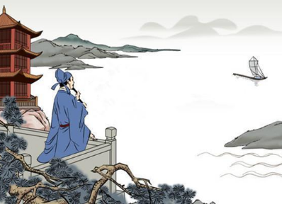 《宿业师山房期丁大不至》孟浩然所作，描绘了一幅清幽绝美的夜色图