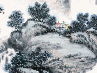 《山中即事》郎士元所作，带有化外之情，随缘之意