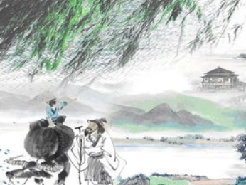 白居易所作的《清明夜》，描写首清明日外出踏青游玩的习俗