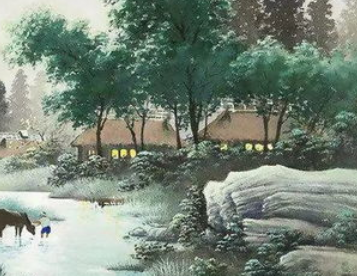 孟浩然所作的《题大禹寺义公禅房》，刻画了一帧诗意浓厚的山林晚晴图