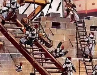 在古代士兵遇到敌军攻城将梯子搭在城墙上时，为何不推倒？