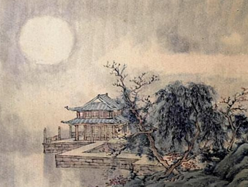 《中秋月》唐代李峤所作，描绘了一幅生动的月中丹桂图