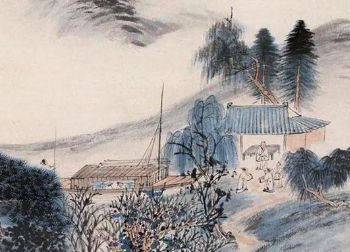 《送狄宗亨》王昌龄所作，借眼前景致道离别情