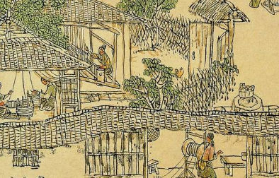 苏轼写农村生活乐趣的作品：《浣溪沙·麻叶层层檾叶光》