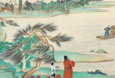 《秋江送别》王勃所作，表现出诗人内心深处的离情别绪