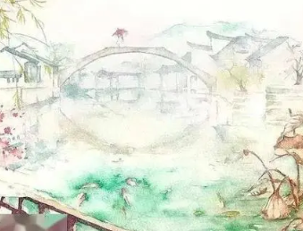 韩愈所作的《花岛》，通过观察、嗅觉及想象来描写江中小岛