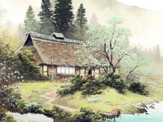 王安石所作的《钟山即事》，是作者罢相隐居后日游钟山时有感而作