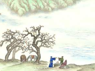 高适所作的《东平别前卫县李寀少府》，以景衬情写出分别的惆怅