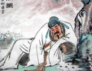 《山中与幽人对酌》李白饮酒后所作，表现了浓浓的诗情画意