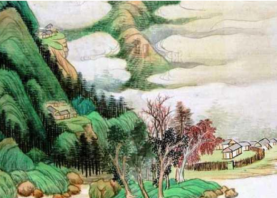薛稷所作的《秋朝览镜》，用镜子遮蔽心中的慌乱