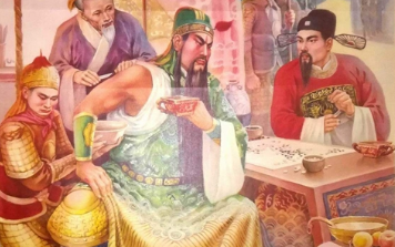关羽刮骨疗毒的时候和谁下棋的？