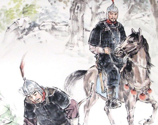 卢纶所作的《和张仆射塞下曲·其四》，赞颂了边地人民和守边将士团结一心