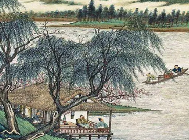 常建所作的《三日寻李九庄》，描绘出由友人的提示而去寻访所生出的美丽遐想