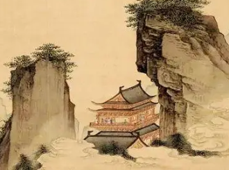李德裕《秋日登郡楼望赞皇山感而成咏》，感叹仕途的飘泊失意