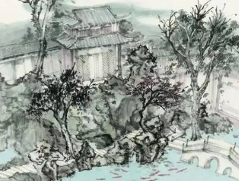 储光羲所作的《张谷田舍》，展现了一幅淳朴闲适又自足自乐的农家生活情景