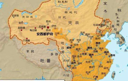 在唐朝全盛时期，贞观年间的疆域范围大约是多少？