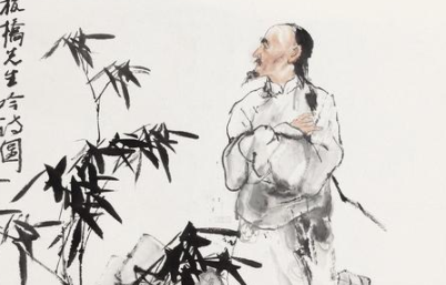 郑板桥是个古怪的人，为了吃狗肉主动帮别人作画