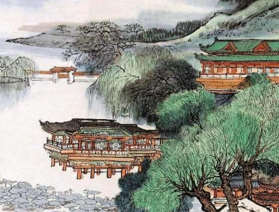 唐代阎朝隐所作的《奉和登骊山应制》，描写了骊山之景观