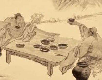 白居易所作的《与梦得沽酒闲饮且约后期》，表现了诗人的深厚友谊