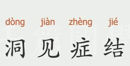 成语“洞见症结”有什么历史典故吗？“洞见症结”的意思是什么？