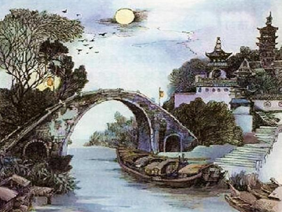 《江上》唐代顾况所作，描绘出诗人眼前美丽的江景
