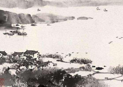 张说所作的《送梁六自洞庭山作》，借洞庭景观抒写愁心情韵