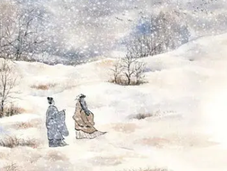 高适所作的《送杨山人归嵩阳》，抒发了内心的依依惜别之情